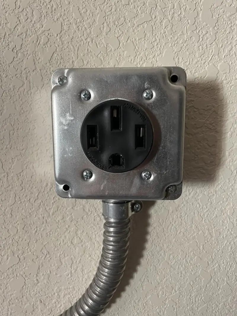 NEMA 14-50 outlet installed for Smart Home Electrical in Natchez