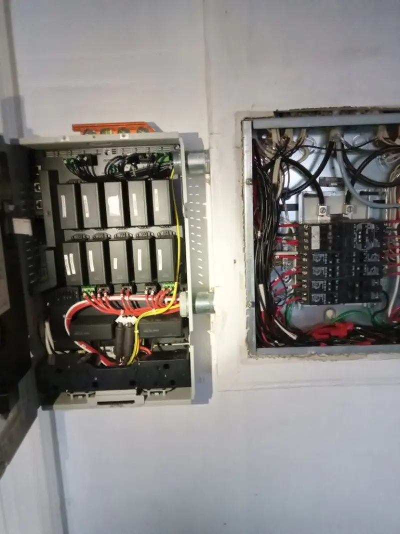 Electrical panel upgrade completed for Indoor Lighting Installation in Natchez